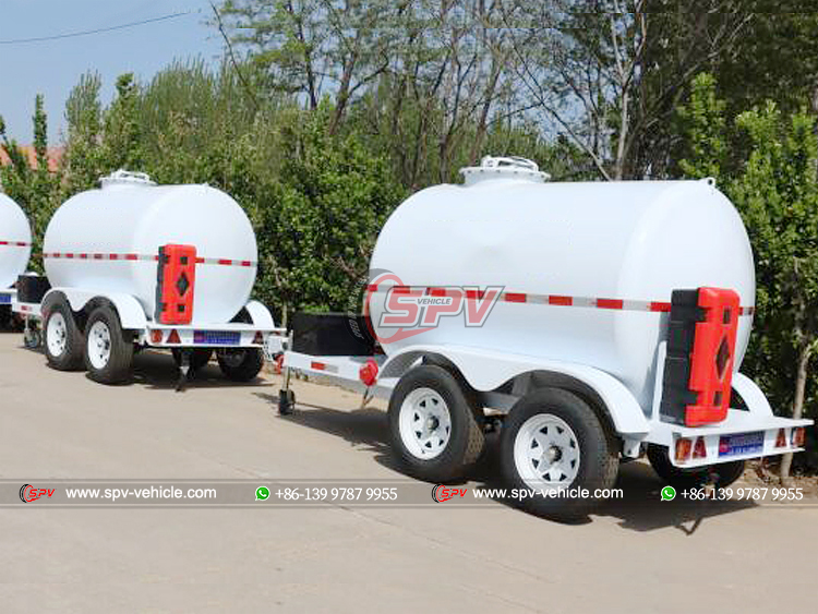 SPV Fuel Bowser Trailer - Rear Left Side